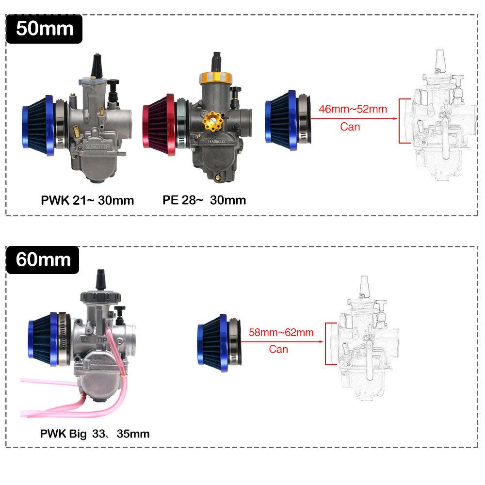 Motorcycle universal modified air filter air filter