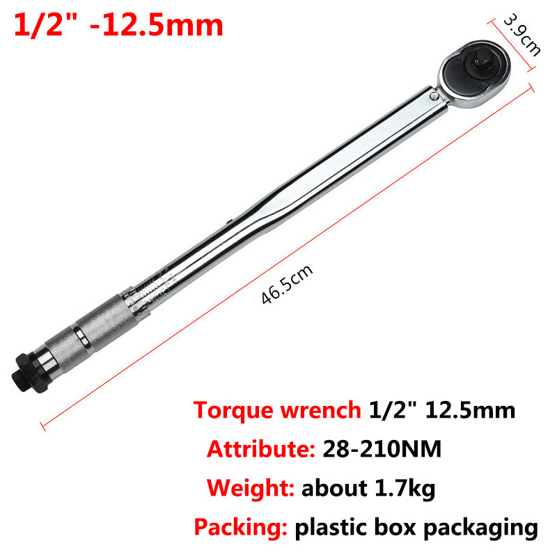 Torque wrench adjustable torque wrench