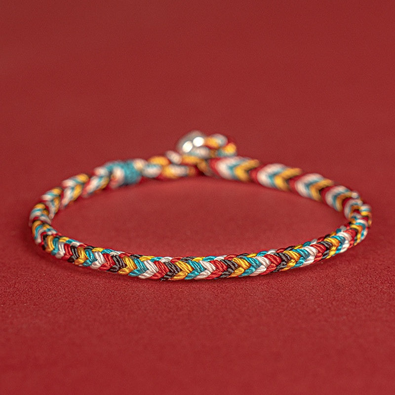 Handmade Weaving Ethnic Style Colorful Braided Rope