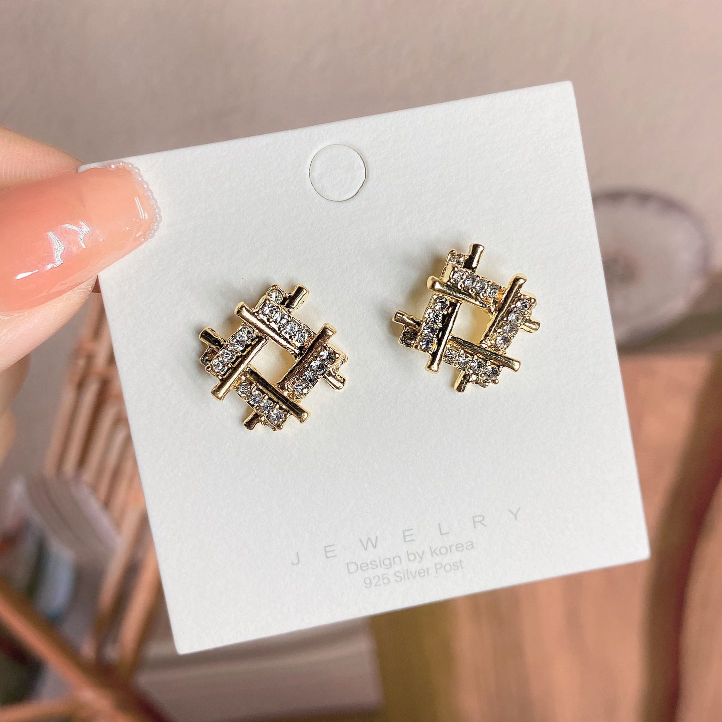 Korean Fashion S925 Silver Needle Earrings