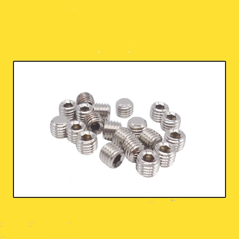 Stainless Steel Flat End Setting Hexagon Socket Headless Screws