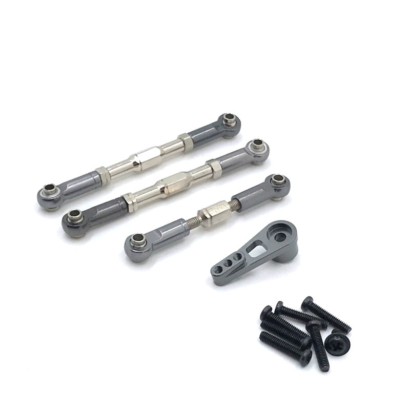 RC Car Metal Upgrade Adjustable Pull Rod Servo Arm