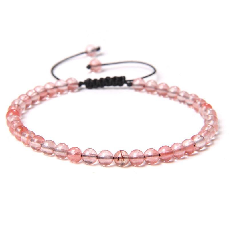 Fashion Personality 4mm Beading Bracelet Weaving