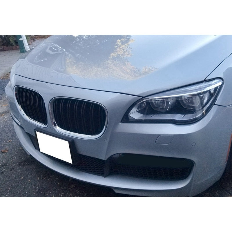 Electroplating Frame Bright Black Double-line Mid-net Front Face Grille