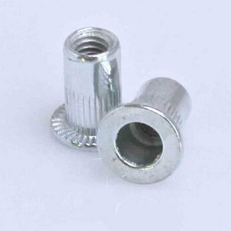 300Pcs/Box Aluminum+Color Zinc Blind Rivet Nut M3/4/5/6/8/10 Set Flat Head Rivet Nut Pull Cap