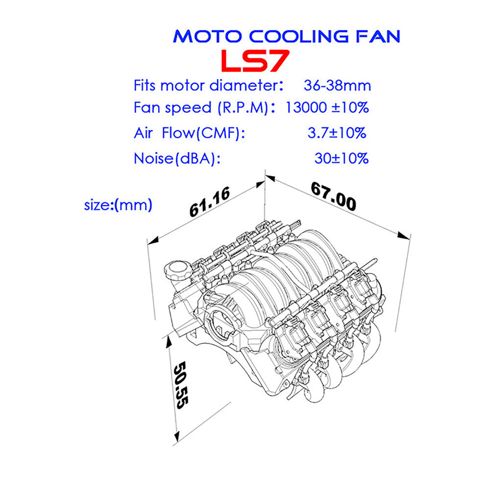 GRC LS7 simulation engine cover