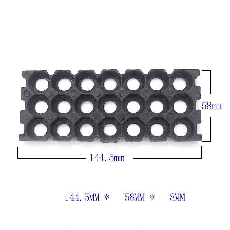 Plastic battery box bracket