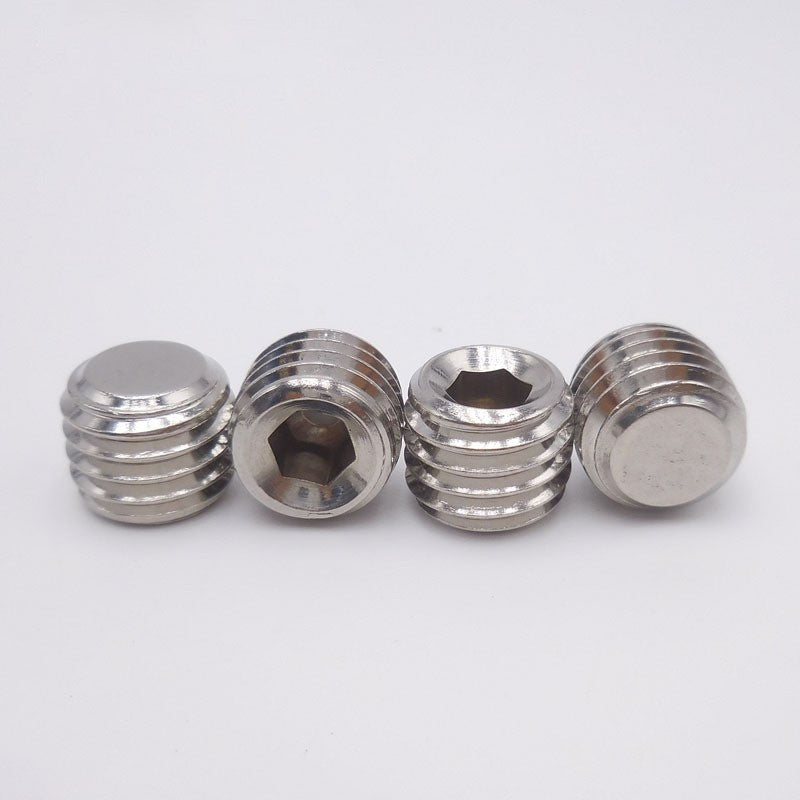 Stainless Steel Flat End Setting Hexagon Socket Headless Screws