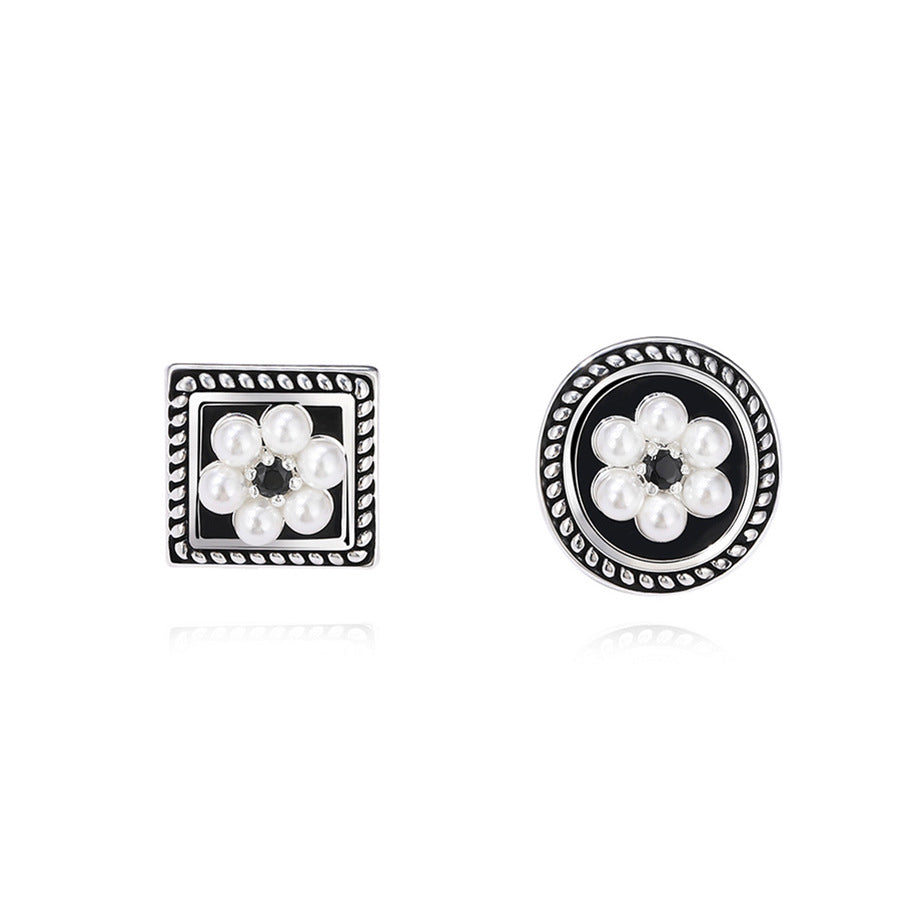 Asymmetric Simple Geometric Ear Studs Women