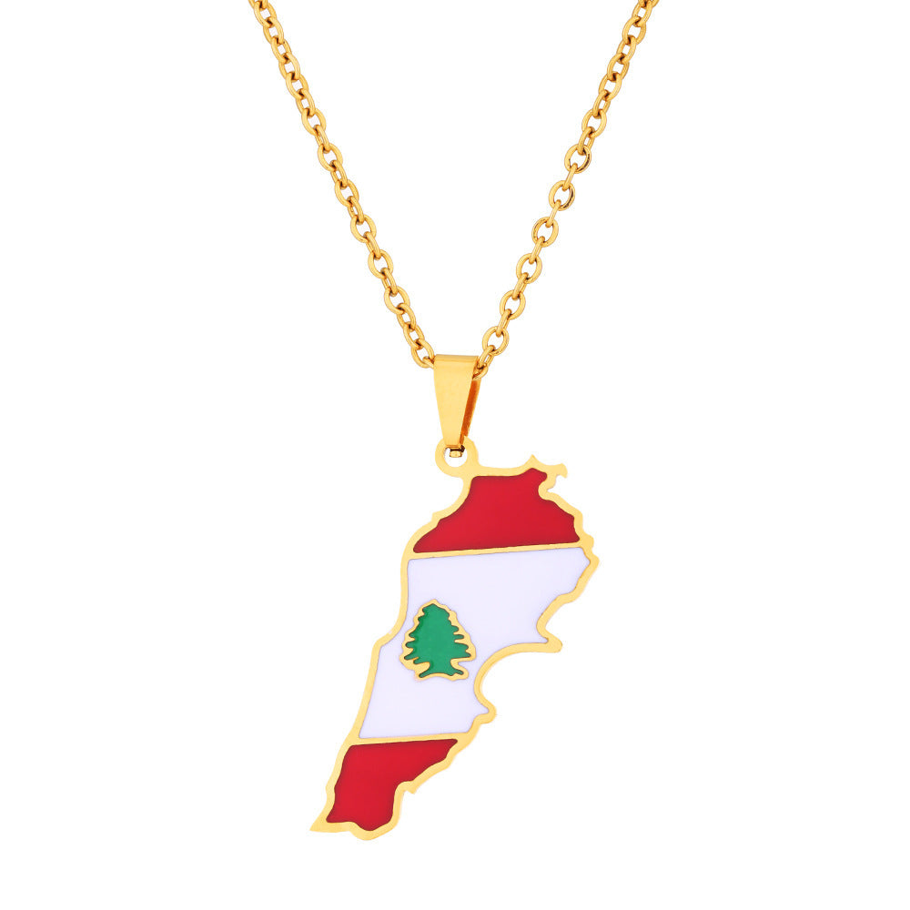 Lebanon Pendant Men's And Women's Stainless Steel