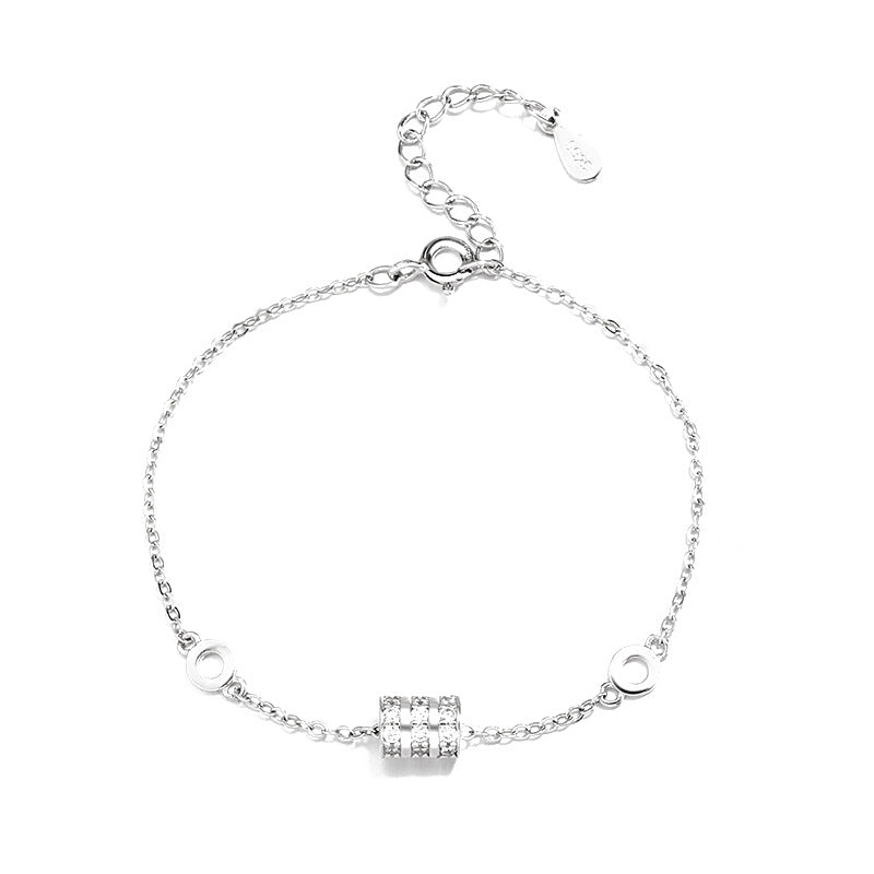 Sterling Silver S925 Small Waist Bracelet For Women