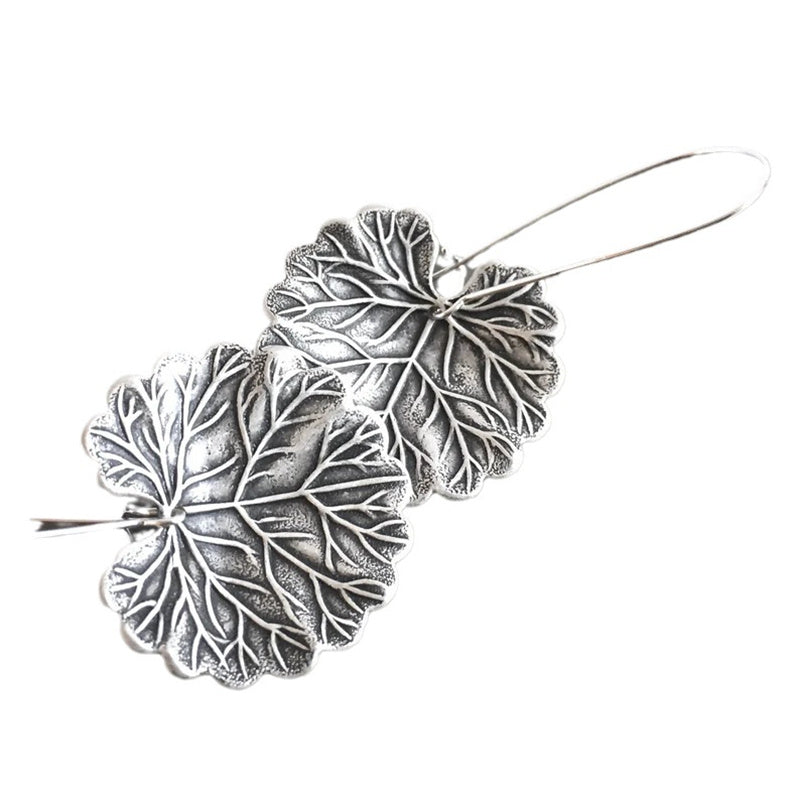 High-end Retro Fashion And Personalized Design New Trendy Leaf Earrings