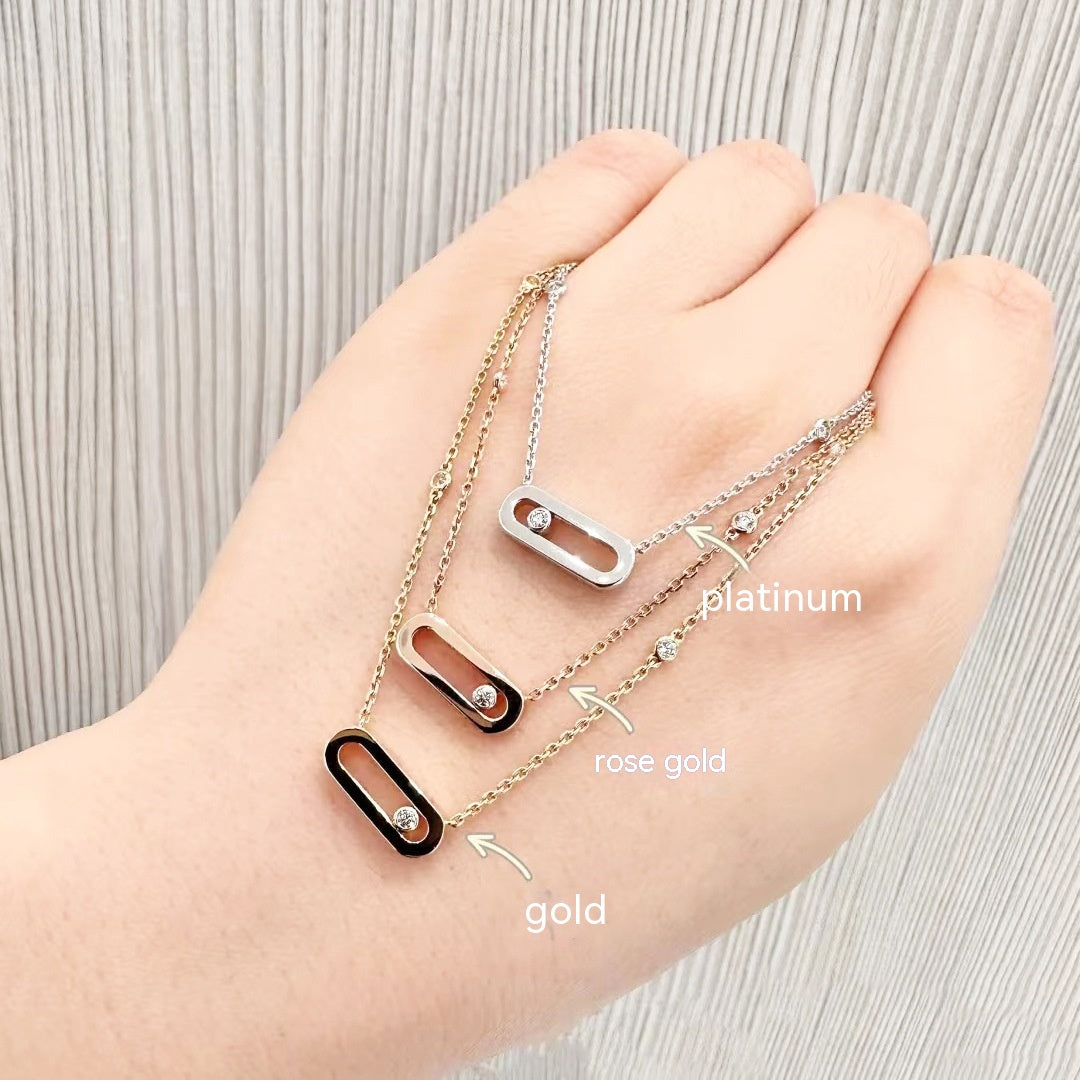 Creative Simple Geometric Pendant Clavicle Chain Female