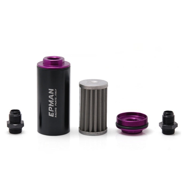 Car Modification AN8 Oil Filter Black Blue Purple Suitable For Most Models