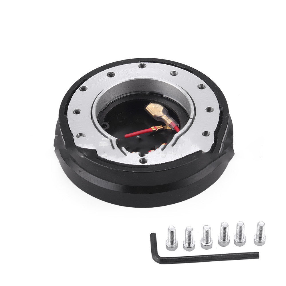 Car Thin Modified Wheel Quick Release Device Racing Steering With Button Lock