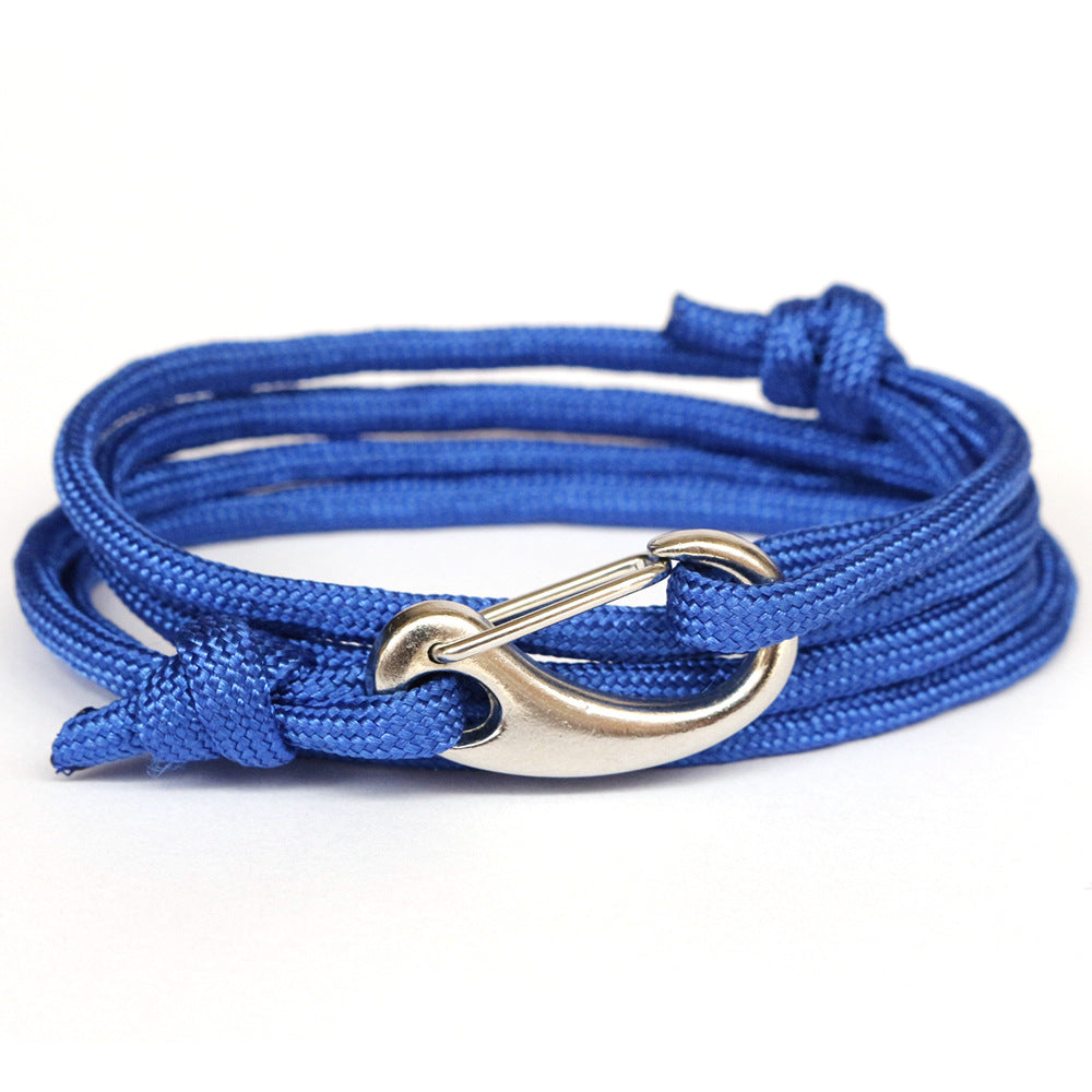 Pirate Ship Anchor Style Bracelet 4mm Parachute Cord