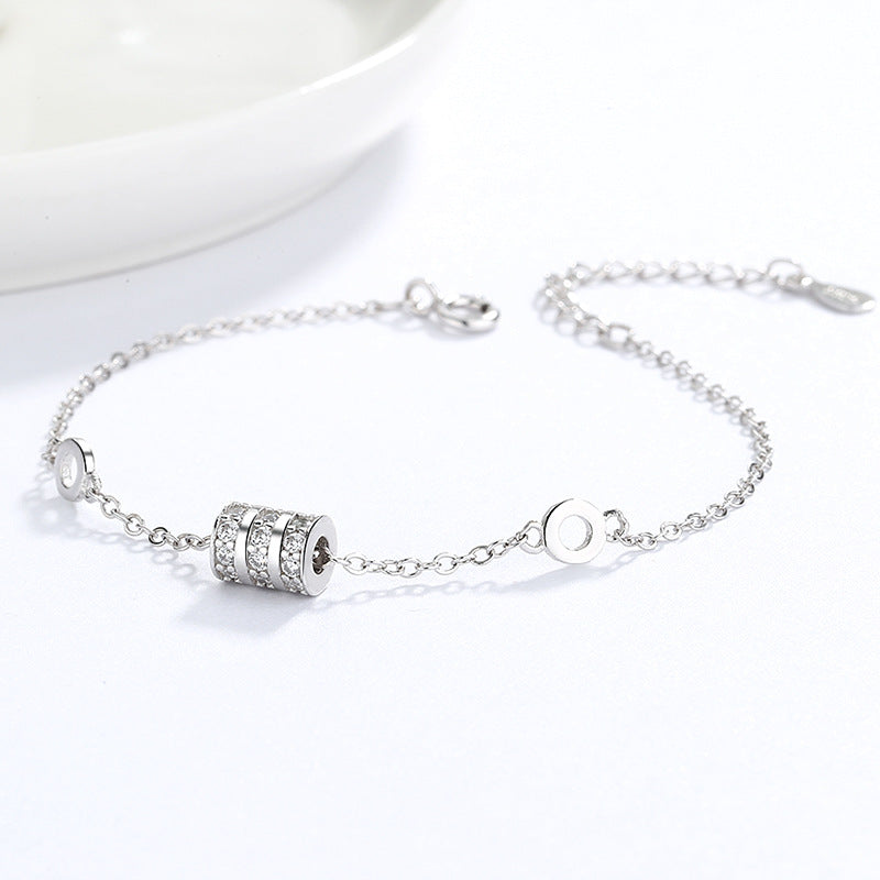 Sterling Silver S925 Small Waist Bracelet For Women