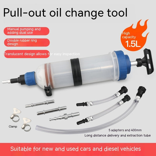 Syringe Suction And Injection Dual-purpose Oil Change Tool Manual Pumping Machine Tool