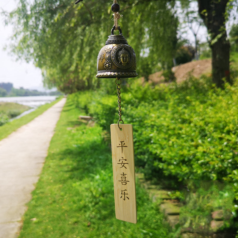 Buddha Statue Wind Chime Ornament Pendant Japanese Style