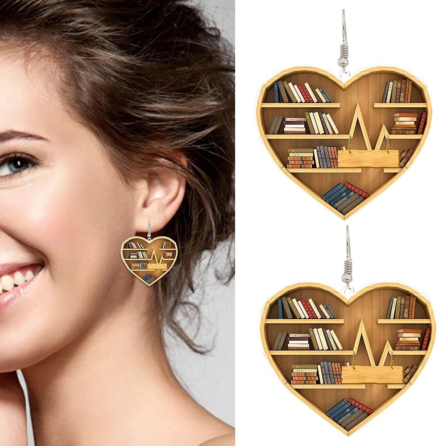 Women's Fashion Reader Librarian Earrings