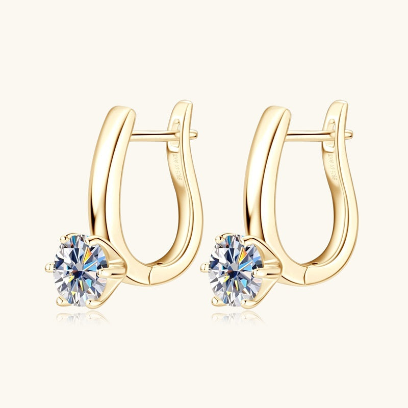 Six-claw Diamond Earring Ear Clip