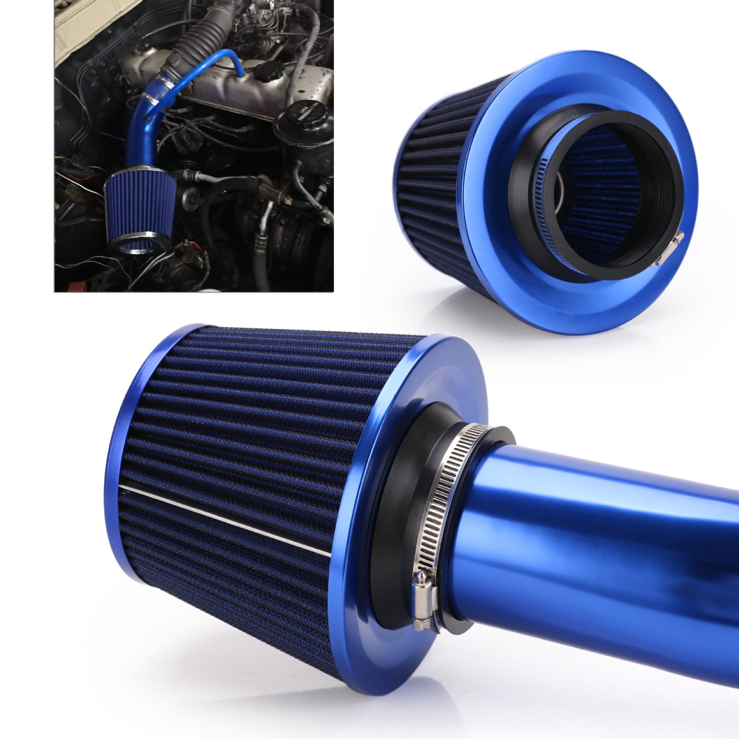 Car General Modified 76mm 3inch Air Filter Mushroom Head Intake