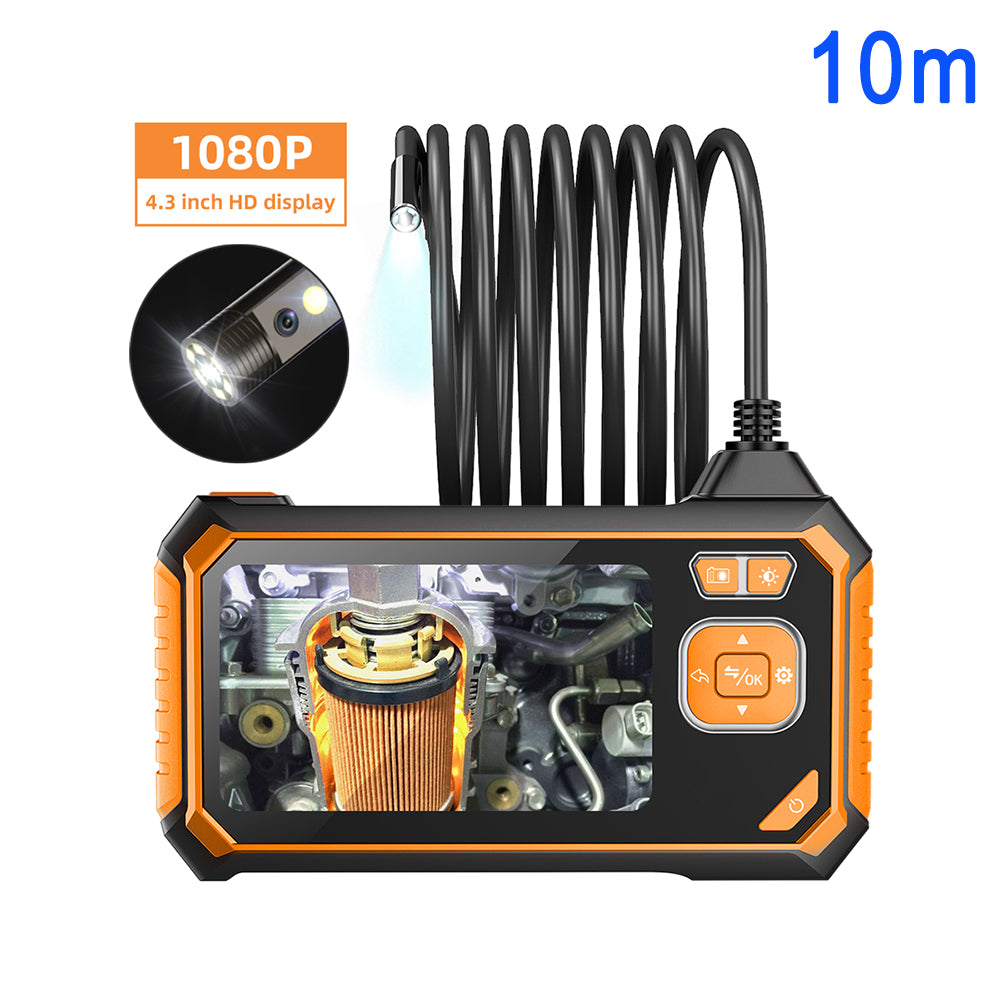 HD waterproof endoscope with screen