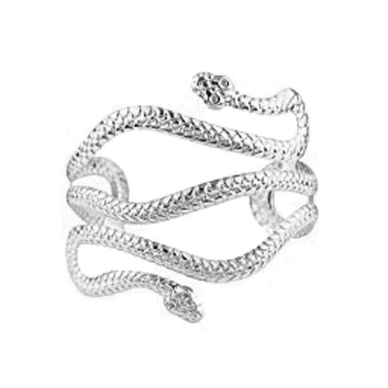 Creative Exaggerating Geometric Metal Serpentine Adjustable Bracelet For Women