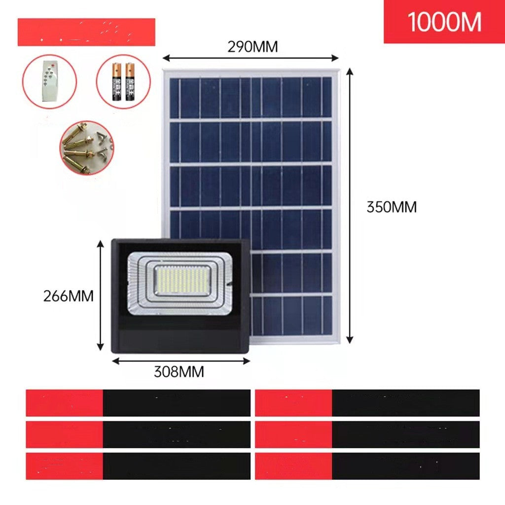 Large Solar Lamp Outdoor Rain Proof New Rural Household Pole-free Rechargeable LED Lighting