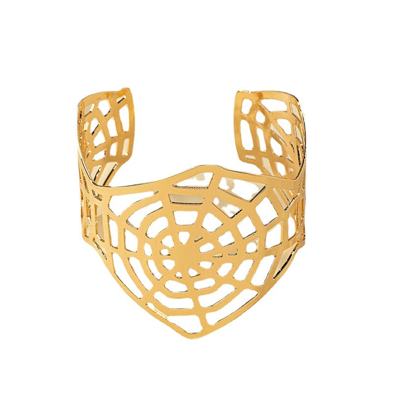 Spider Web Design Hollow Bracelet