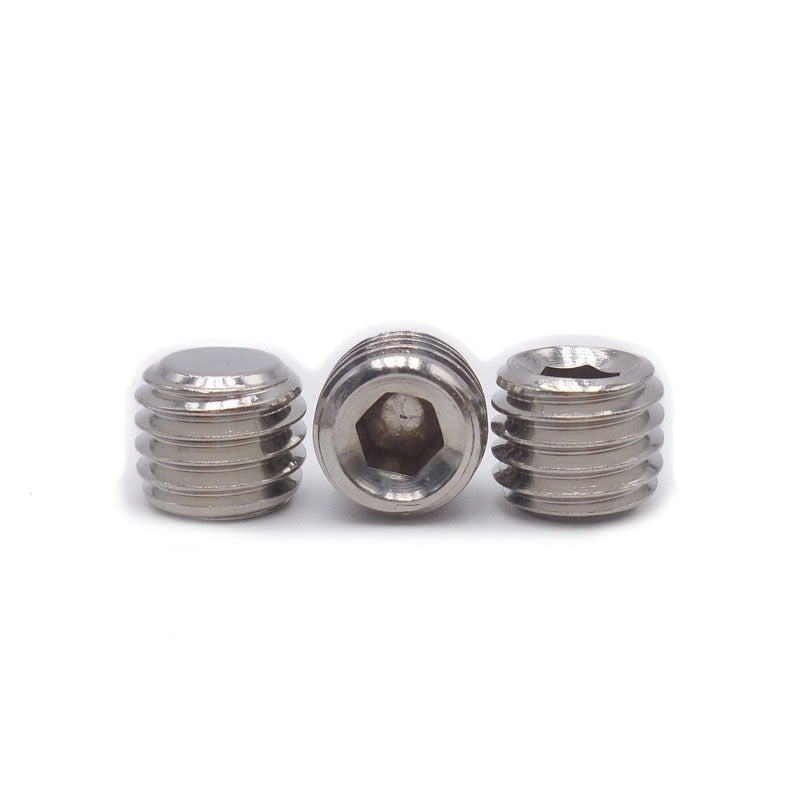 Stainless Steel Flat End Setting Hexagon Socket Headless Screws