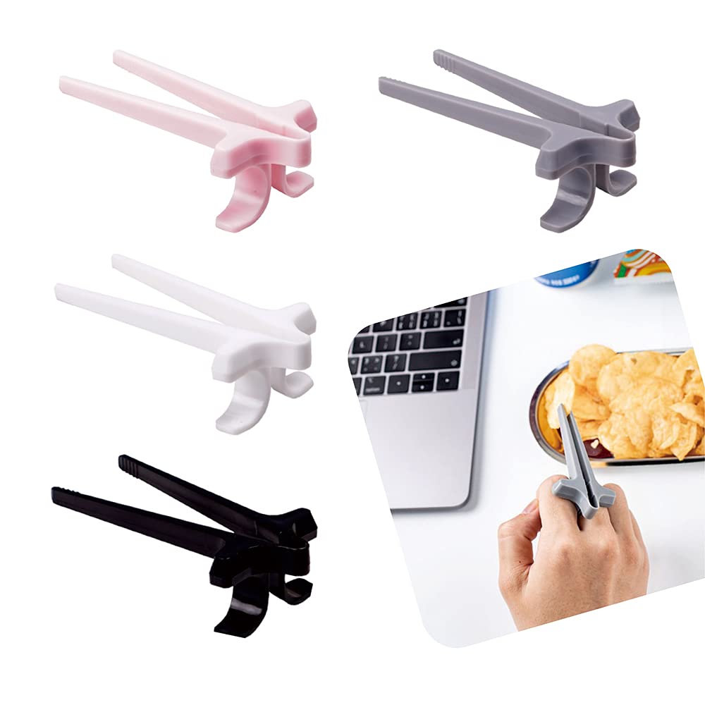 Finger Chopsticks Auxiliary Chopsticks Clamp Snacks New Product Finger Ring Kitchen Gadgets