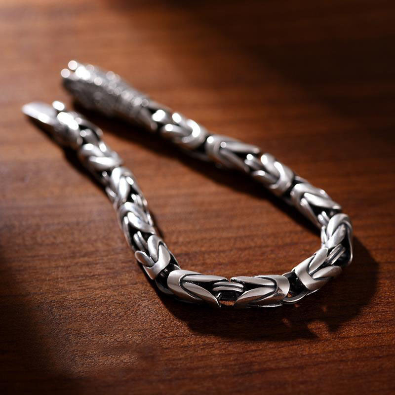 Retro Fashion Men's Safety Woven Bracelet