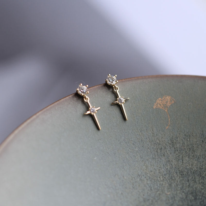 Simple And Personalized, Starry And European Casual Style Earrings And Earrings