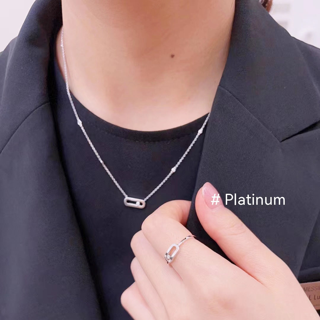 Creative Simple Geometric Pendant Clavicle Chain Female