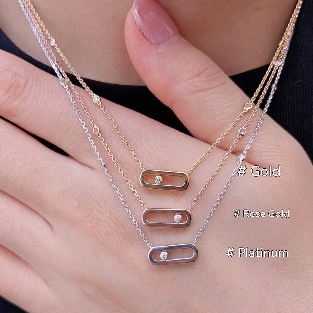 Creative Simple Geometric Pendant Clavicle Chain Female