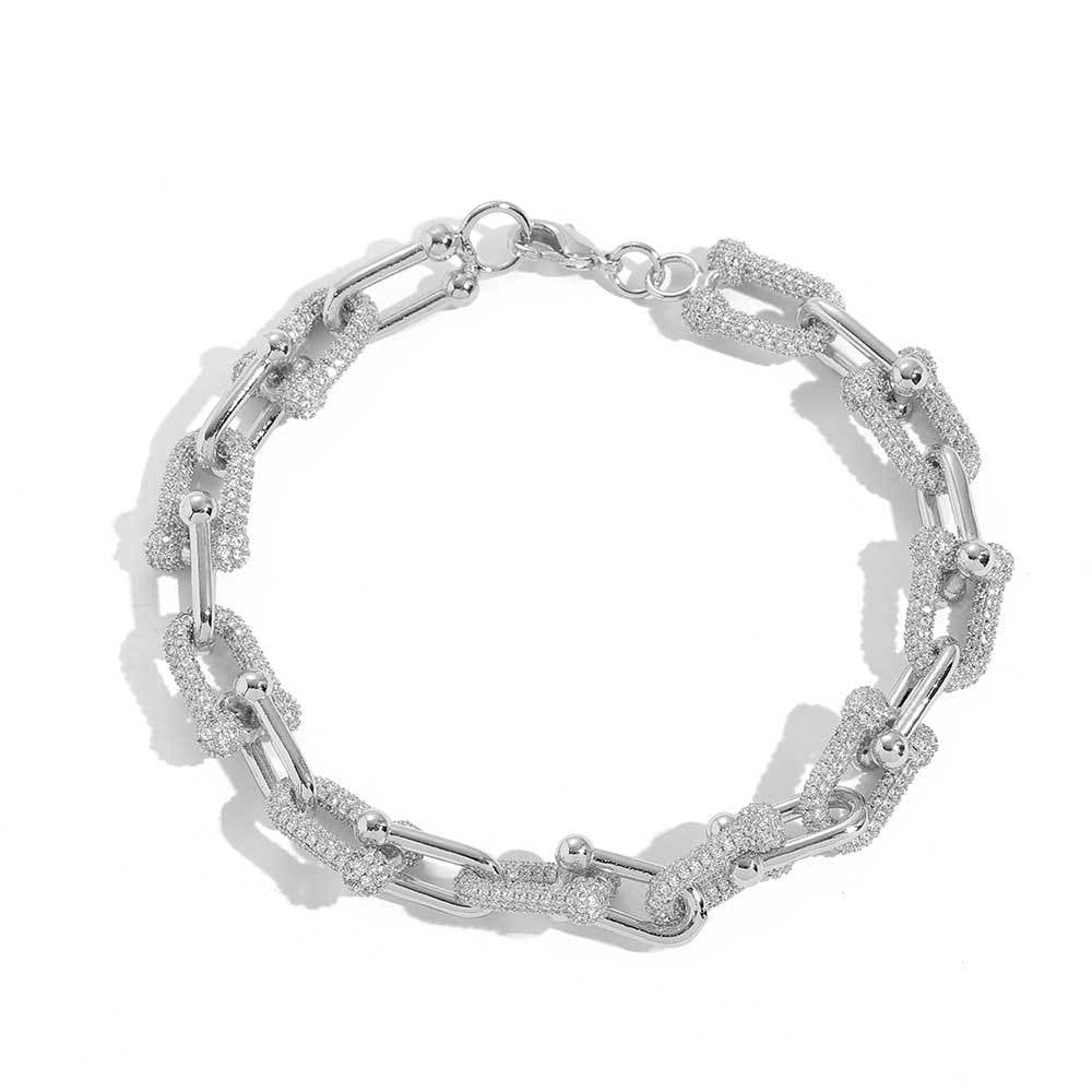 U-shaped Horseshoe Chain Personalized Texture Ins Bracelet