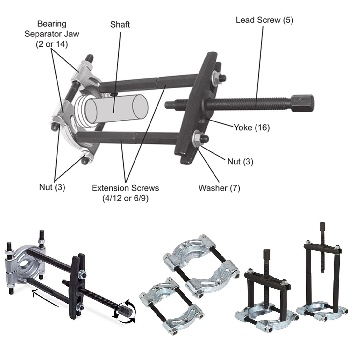 Bearing Puller Special Chassis Auto Repair Tool