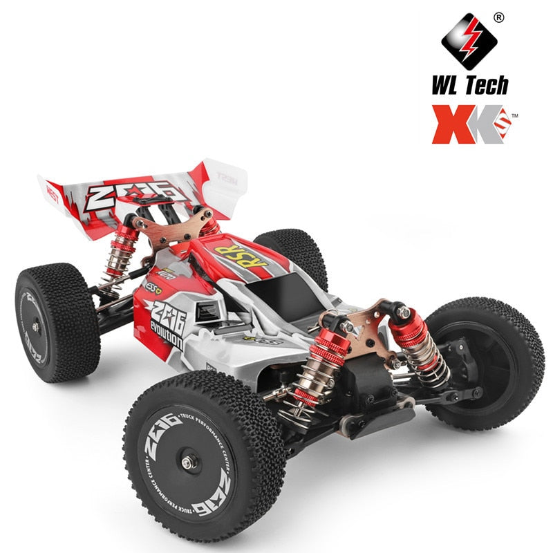 WLtoys 144001 A959 A959-B 1:14 Drifting Car High Speed Competition 70km/h 4WD Metal Chassis 2.4G Electric Off-Road Cars RC Toys