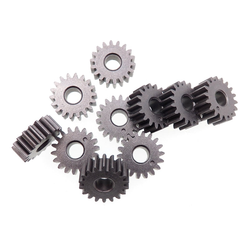 10pcs Motor Gear Metal Gears Mini Pinion 18T Teeth Modulus 0.6 metal gear for RC Model Connector