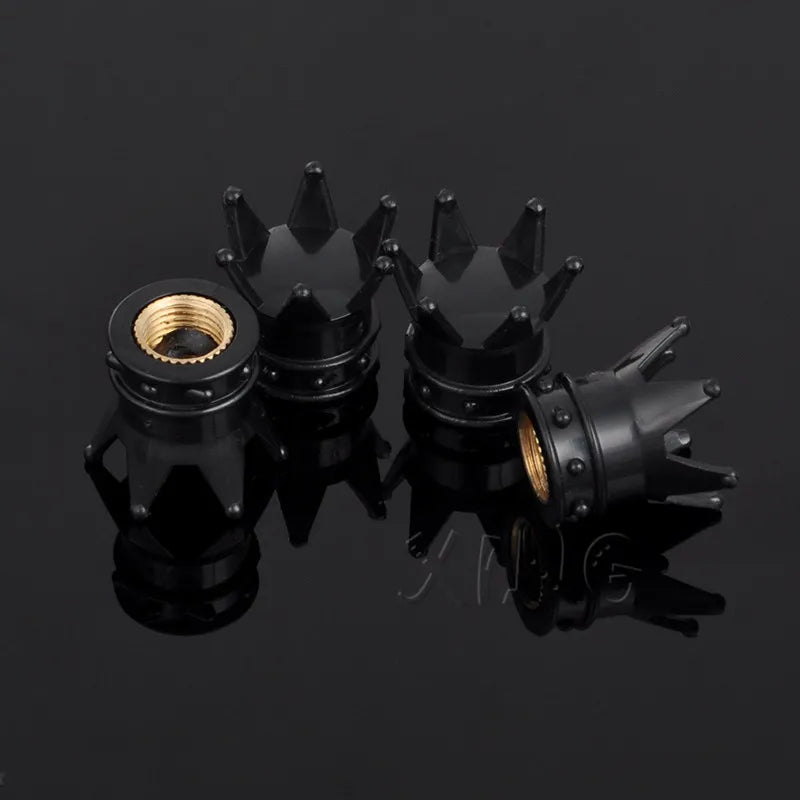 Universal Wheel Tire Valve Caps Car Motorcycle Bicycle Air Cover Auto Airtight Stems Cover For BMW VW Audi Nissan Crown Styling