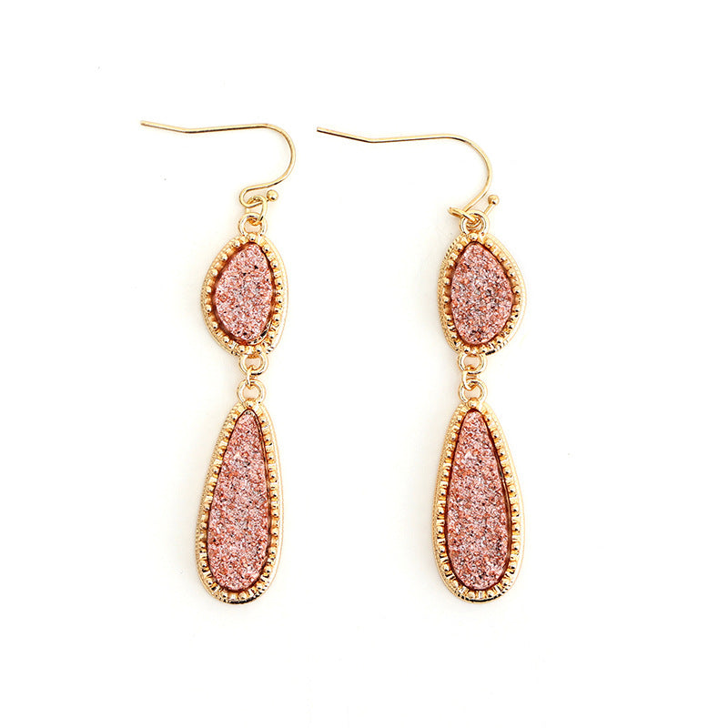 Sweet Personality Irregular Long Water Drops Earrings