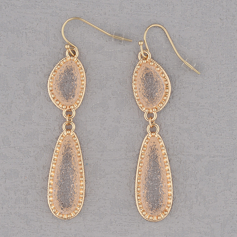 Sweet Personality Irregular Long Water Drops Earrings