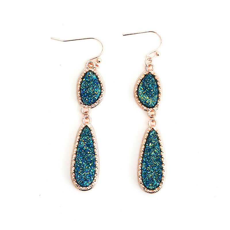 Sweet Personality Irregular Long Water Drops Earrings