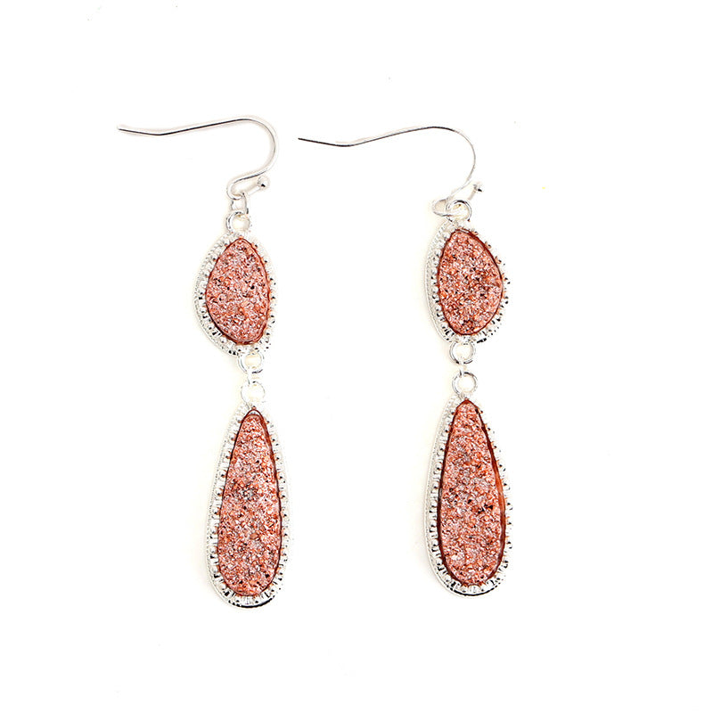 Sweet Personality Irregular Long Water Drops Earrings