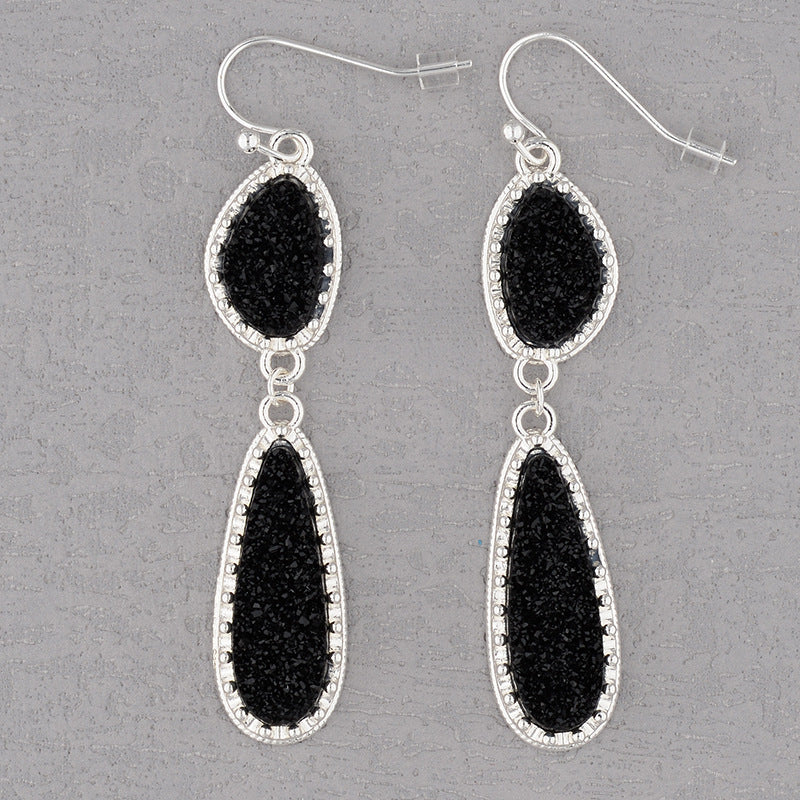 Sweet Personality Irregular Long Water Drops Earrings