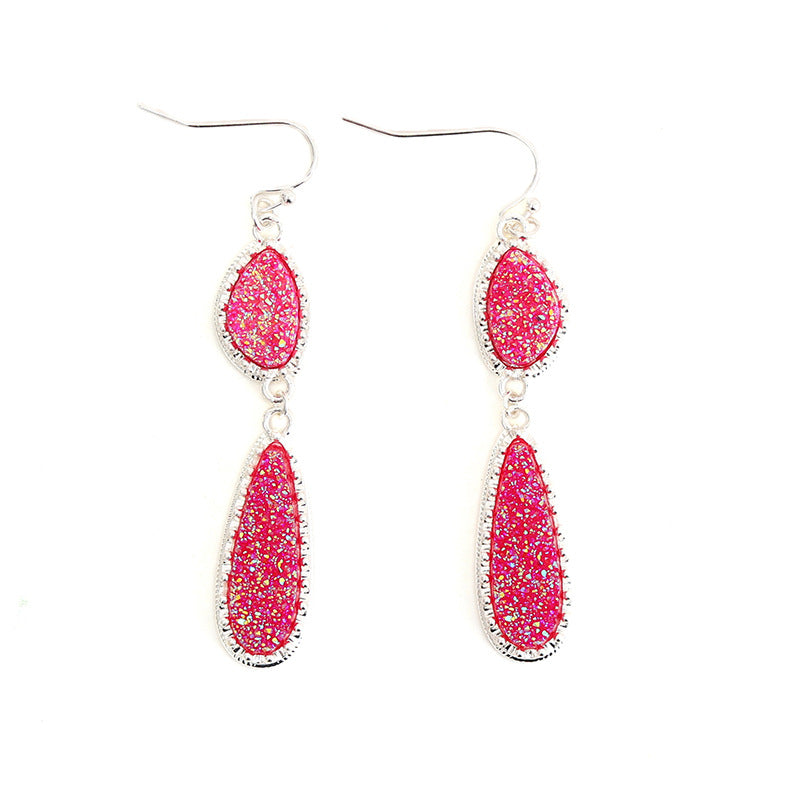 Sweet Personality Irregular Long Water Drops Earrings