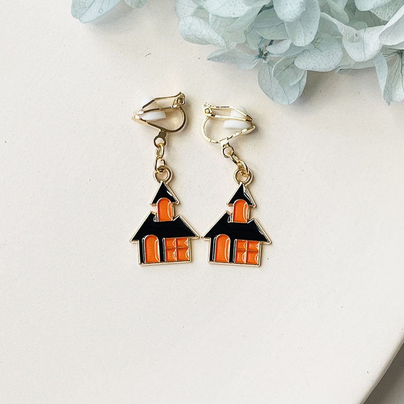 Ear Clip Pumpkin Head Eardrops