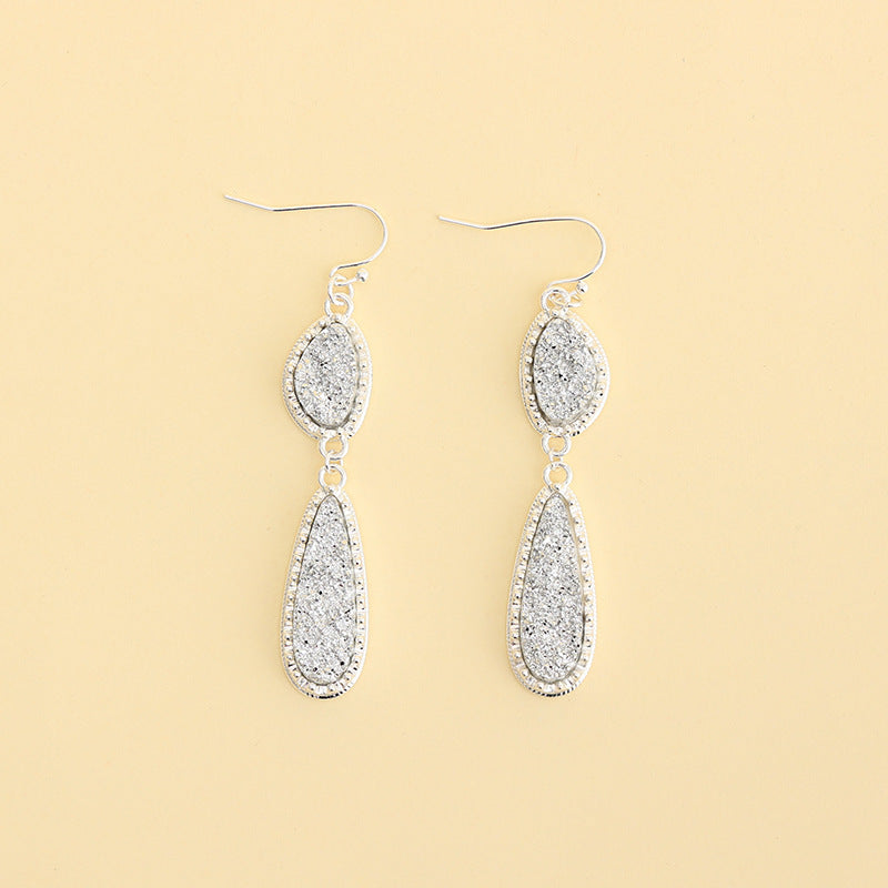 Sweet Personality Irregular Long Water Drops Earrings