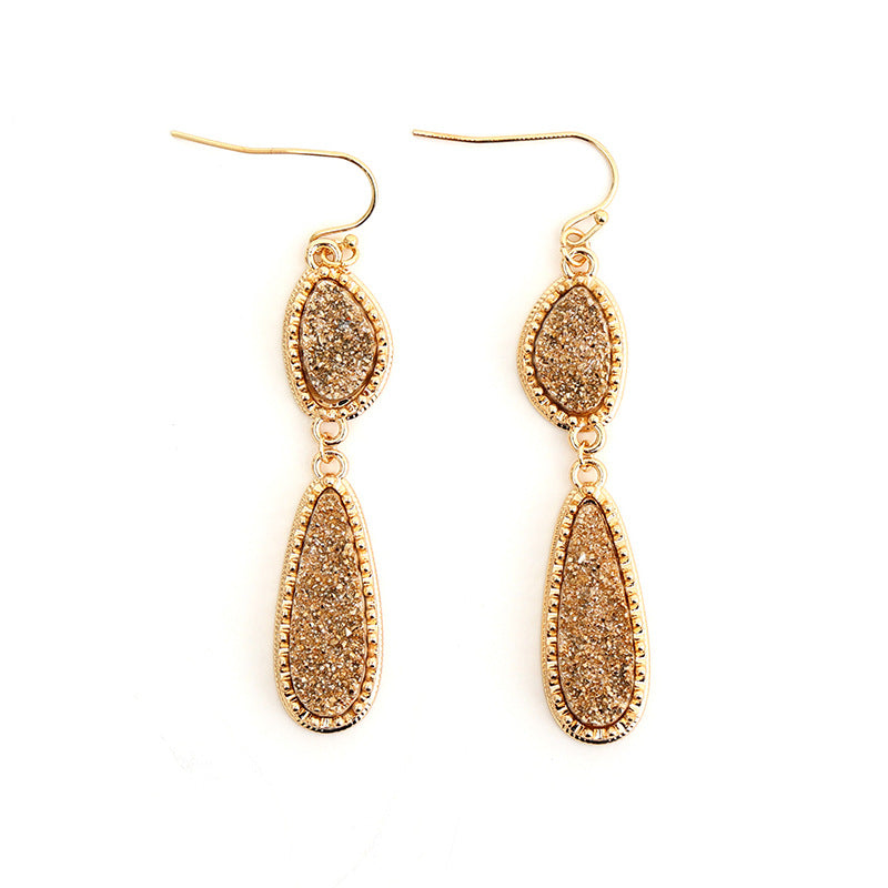 Sweet Personality Irregular Long Water Drops Earrings